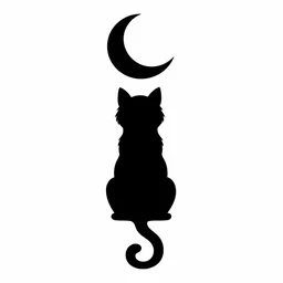 猫与月亮