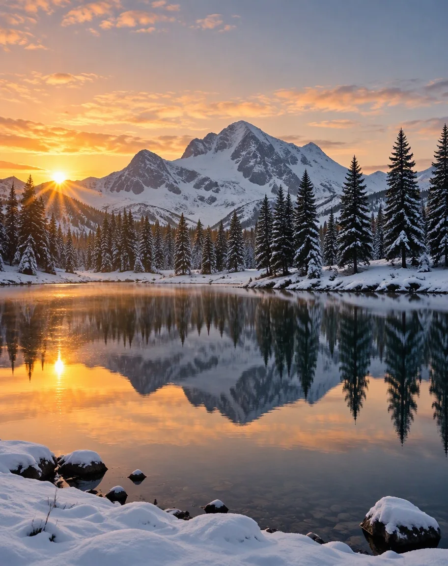 高山湖泊