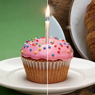 生日纸杯蛋糕