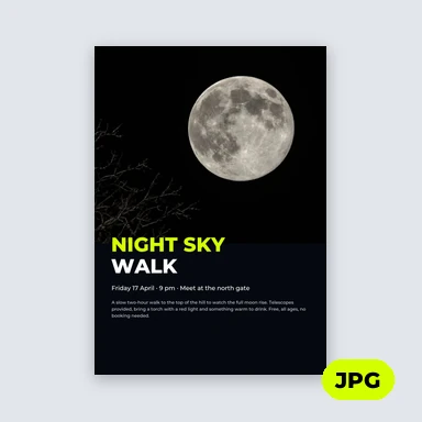Poster + recipes
